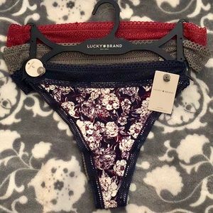 Lucky Brand thong panties (3 pack)